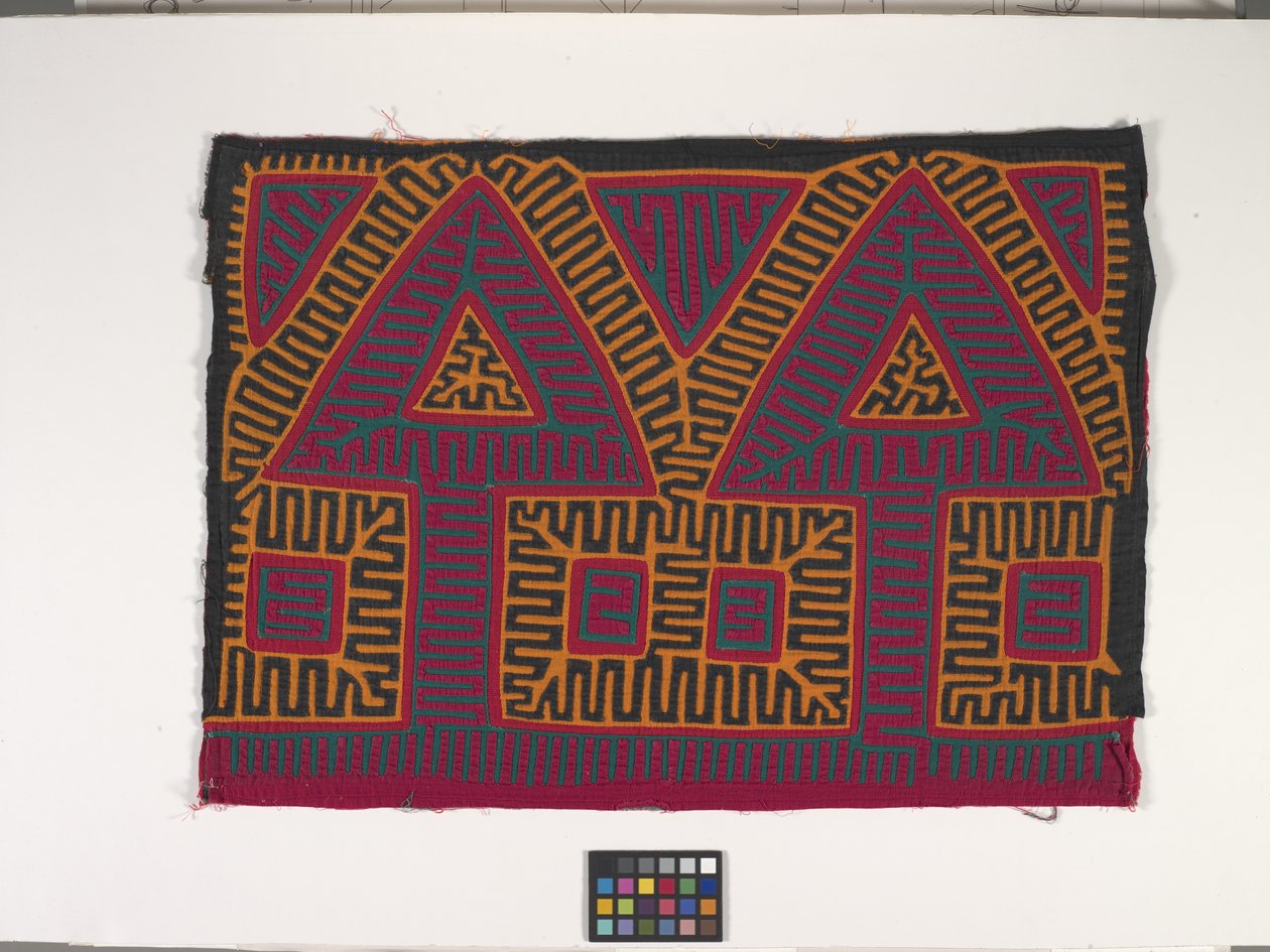 Panel camisero (Mola) (foto) de Kuna Indian Culture