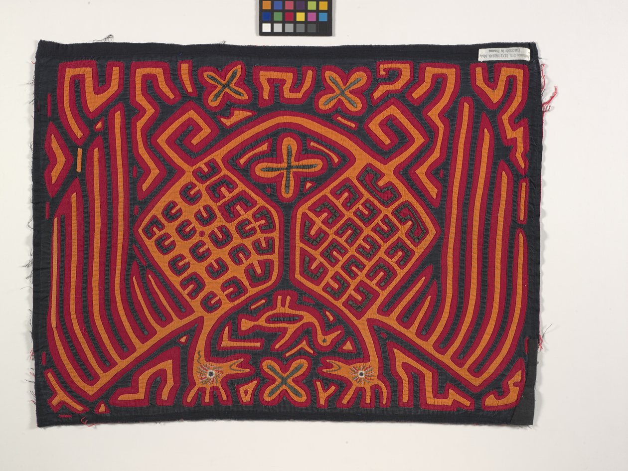 Panel camisero (Mola) (foto) de Kuna Indian Culture