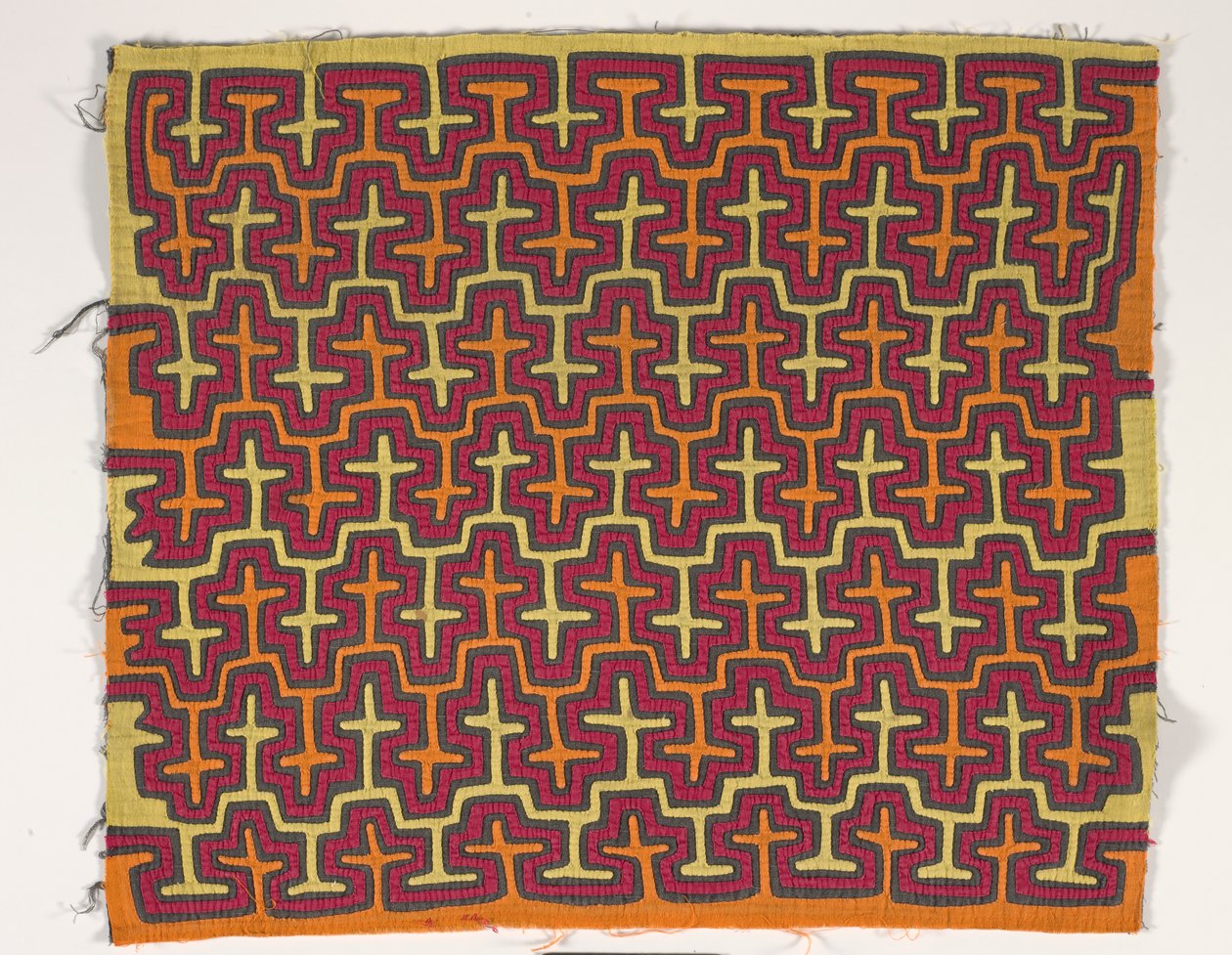 Panel de camisa (mola), c.1950 (algodón aplicado) de Kuna Indian Culture