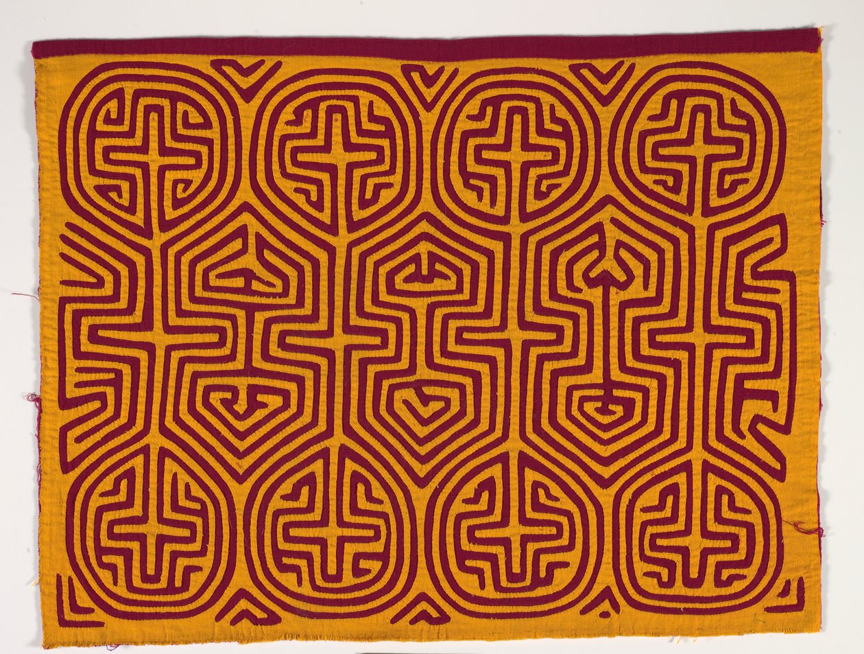 Panel de camisa (mola), c.1950 (algodón aplicado) de Kuna Indian Culture