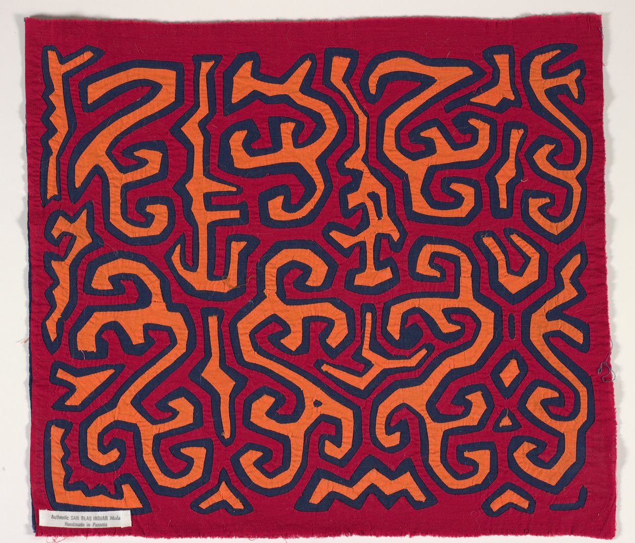 Panel de camisa (mola) (algodón aplicado) de Kuna Indian Culture