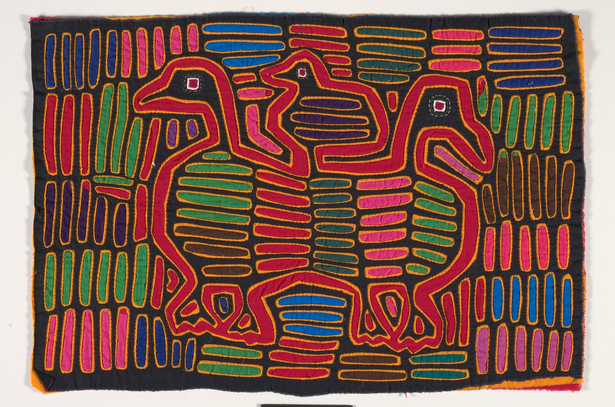 Panel de camisa (mola) (algodón aplicado) de Kuna Indian Culture