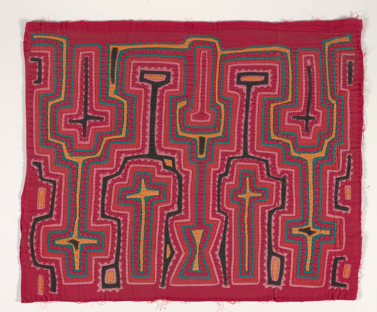 Panel de camisa (mola) (algodón aplicado) de Kuna Indian Culture