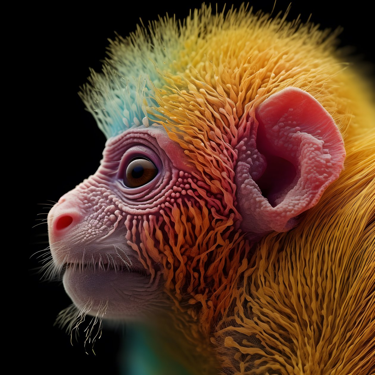 Mono en color 2 de Kurt Heppke