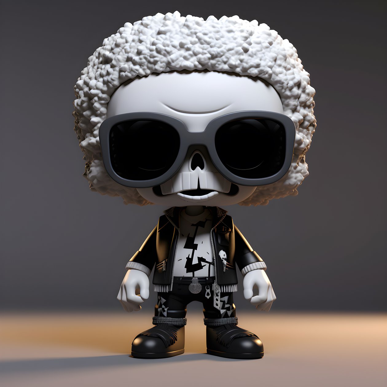Chibi esqueleto diminuto 1 de Kurt Heppke