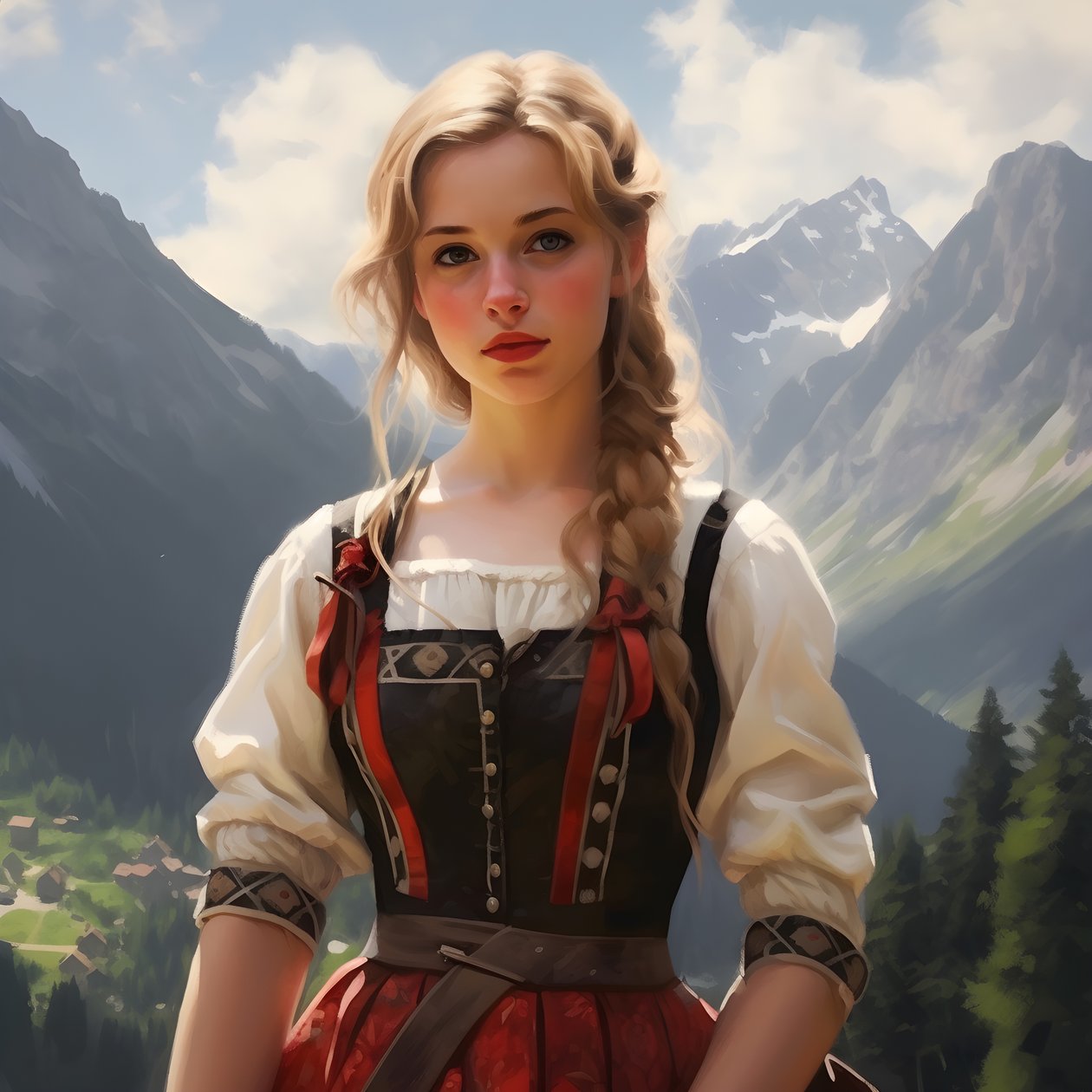 Chica alemana 1 de Kurt Heppke