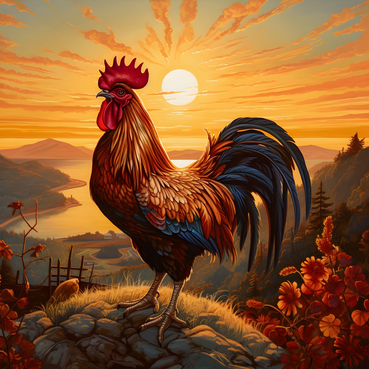 El canto de un gallo al amanecer 3 de Kurt Heppke
