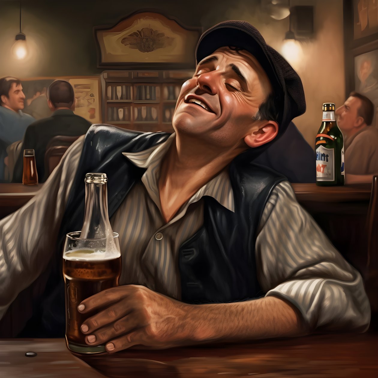 Hombre austriaco fotorrealista con ropa de trabajo.  4 de Kurt Heppke