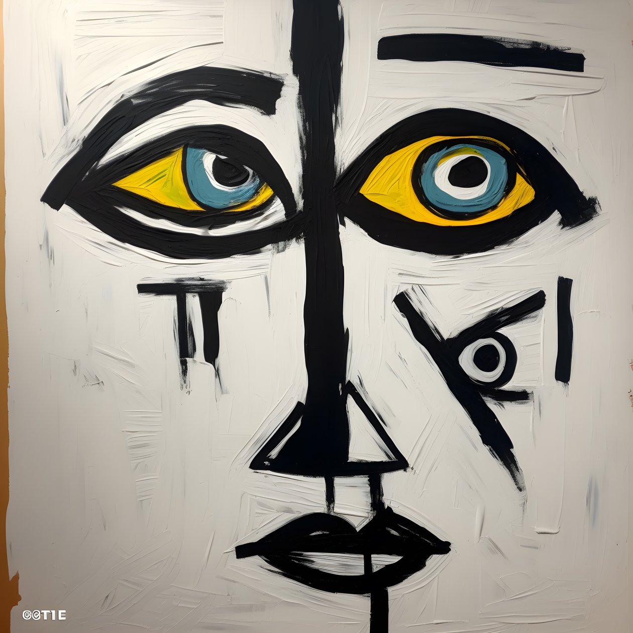 Cara con 3 ojos 2 de Kurt Heppke