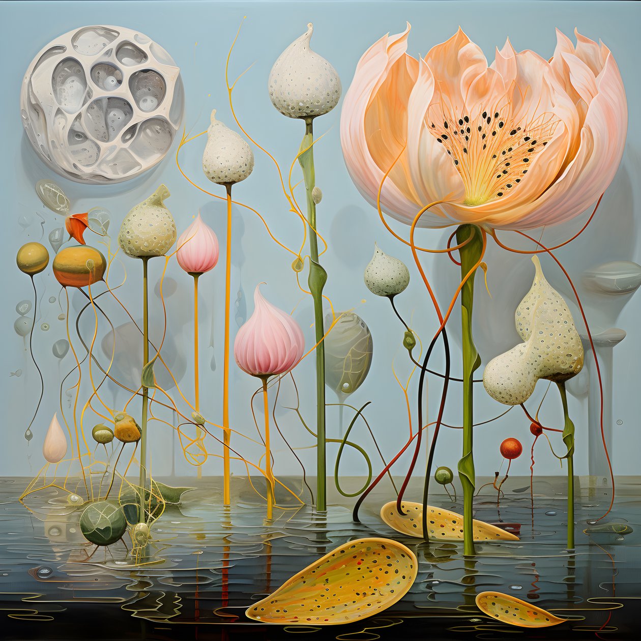 Vainas de semillas de flor de loto 2 de Kurt Heppke