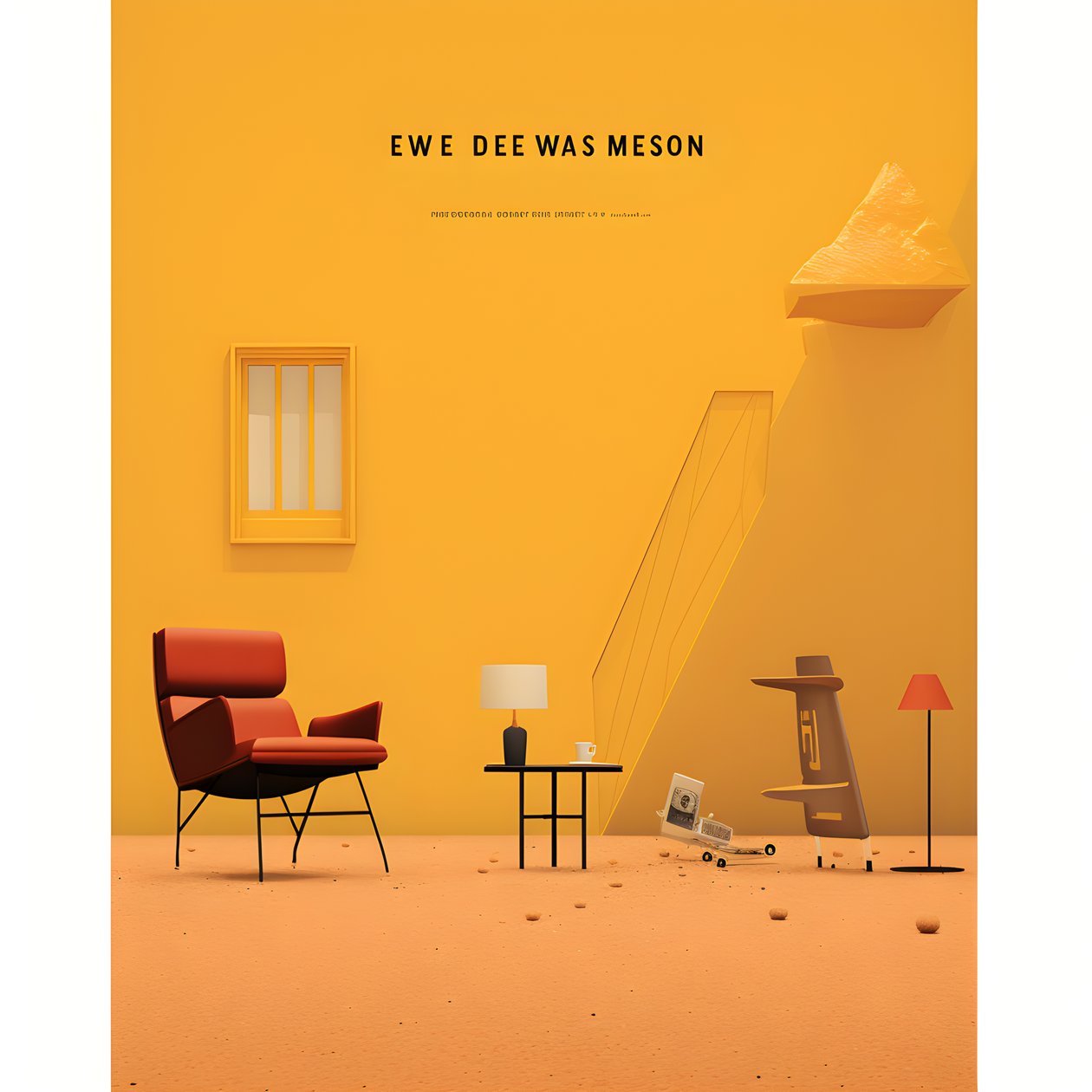 Póster minimalista de aventuras 4 de Kurt Heppke
