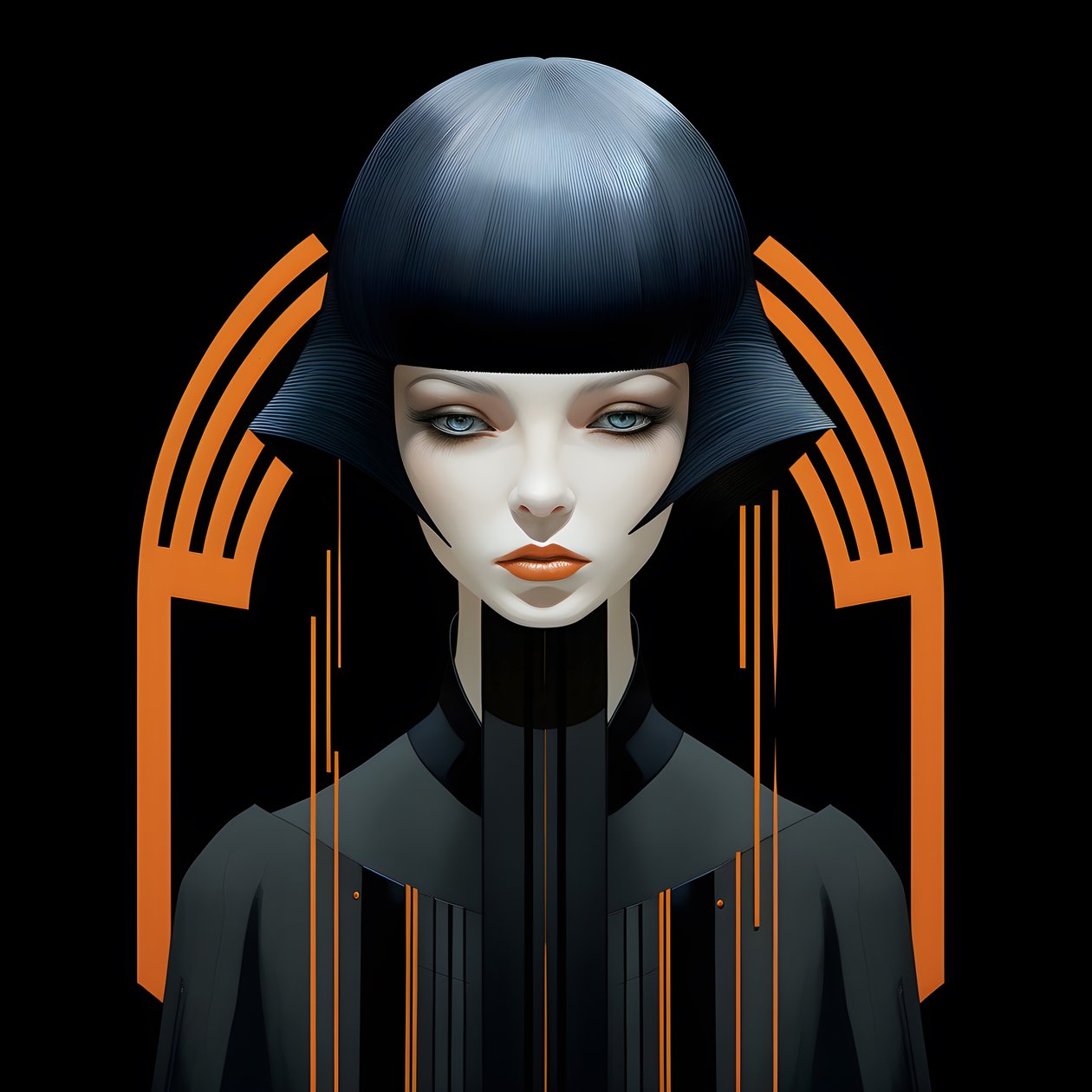 Diseño surrealista de personajes 1 de Kurt Heppke