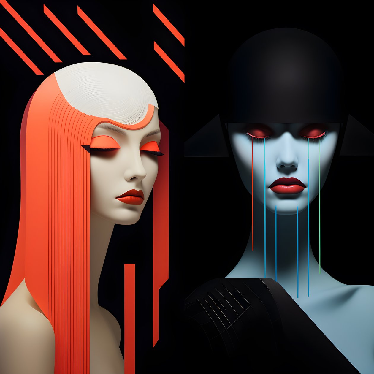 Diseño surrealista de personajes 3 de Kurt Heppke