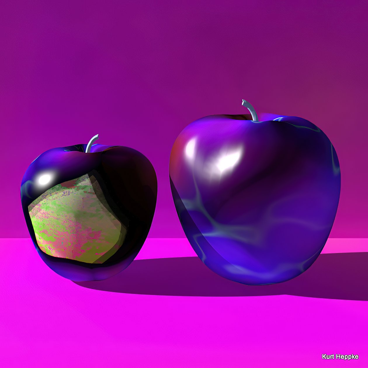 Manzanas de textura nº 2 de Kurt Heppke