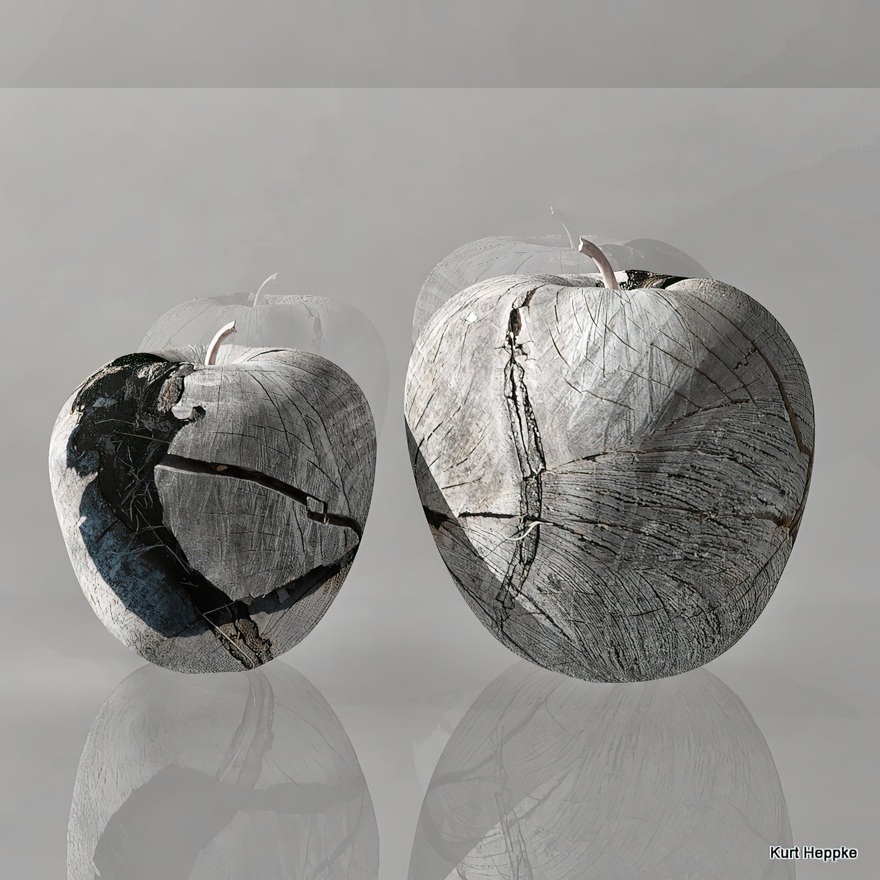 Manzanas de textura nº 4 de Kurt Heppke