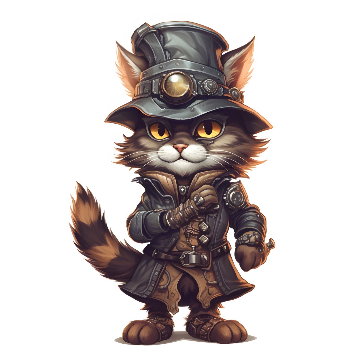 lindo gato antropomorfo 3 de Kurt Heppke