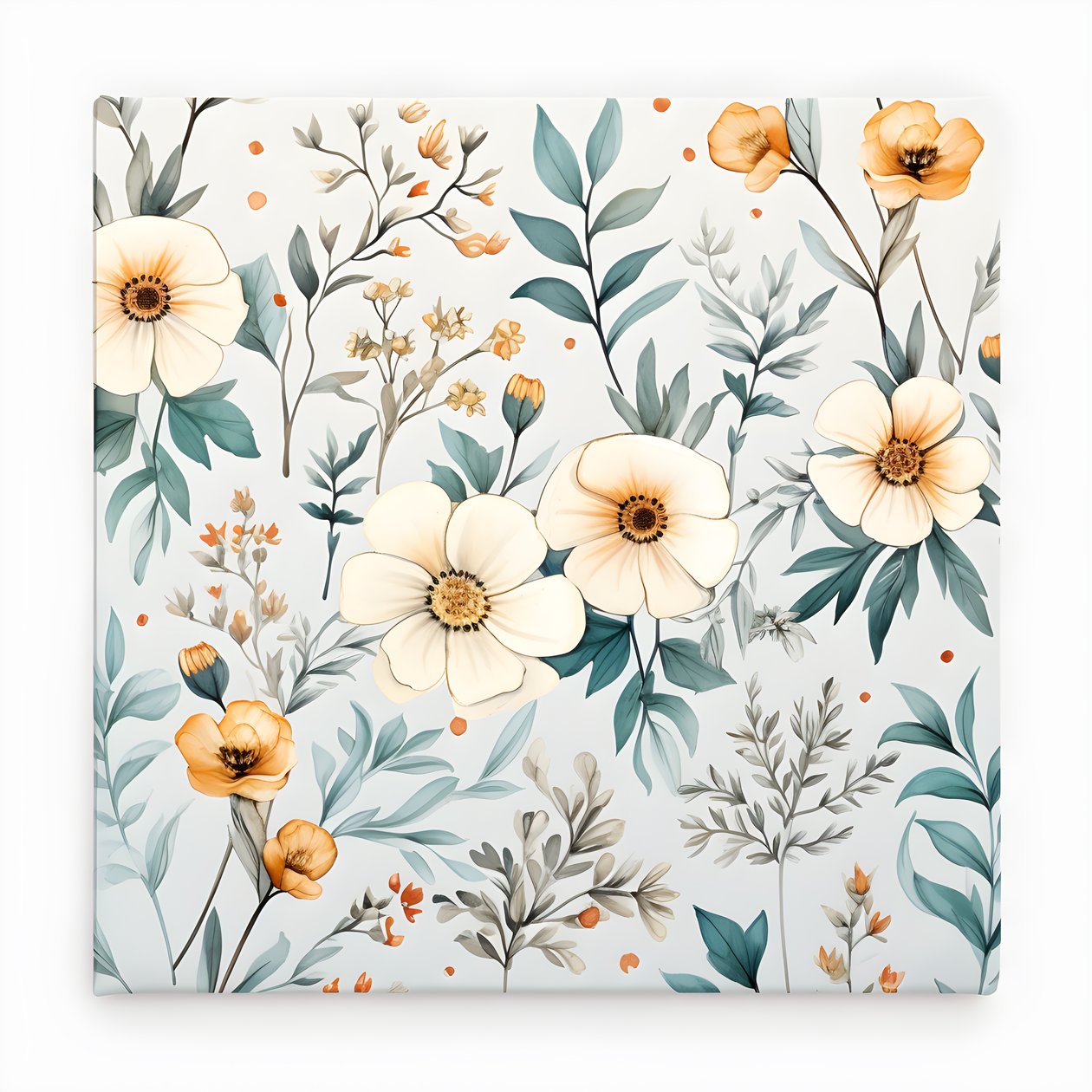 aquarell boho floral flores silvestres 1 de Kurt Heppke