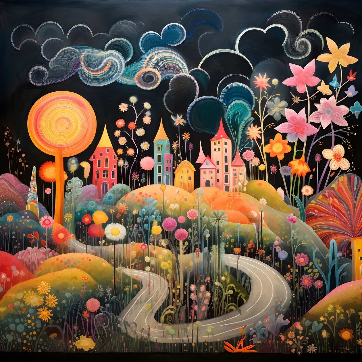 jardines de colores 1 de Kurt Heppke