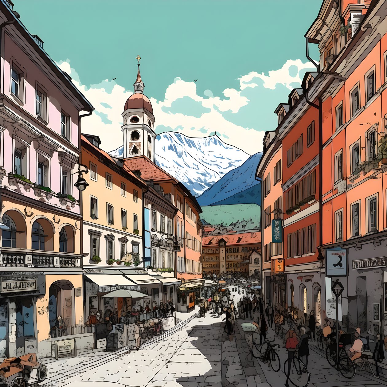 innsbruck, viñeta 3 de Kurt Heppke