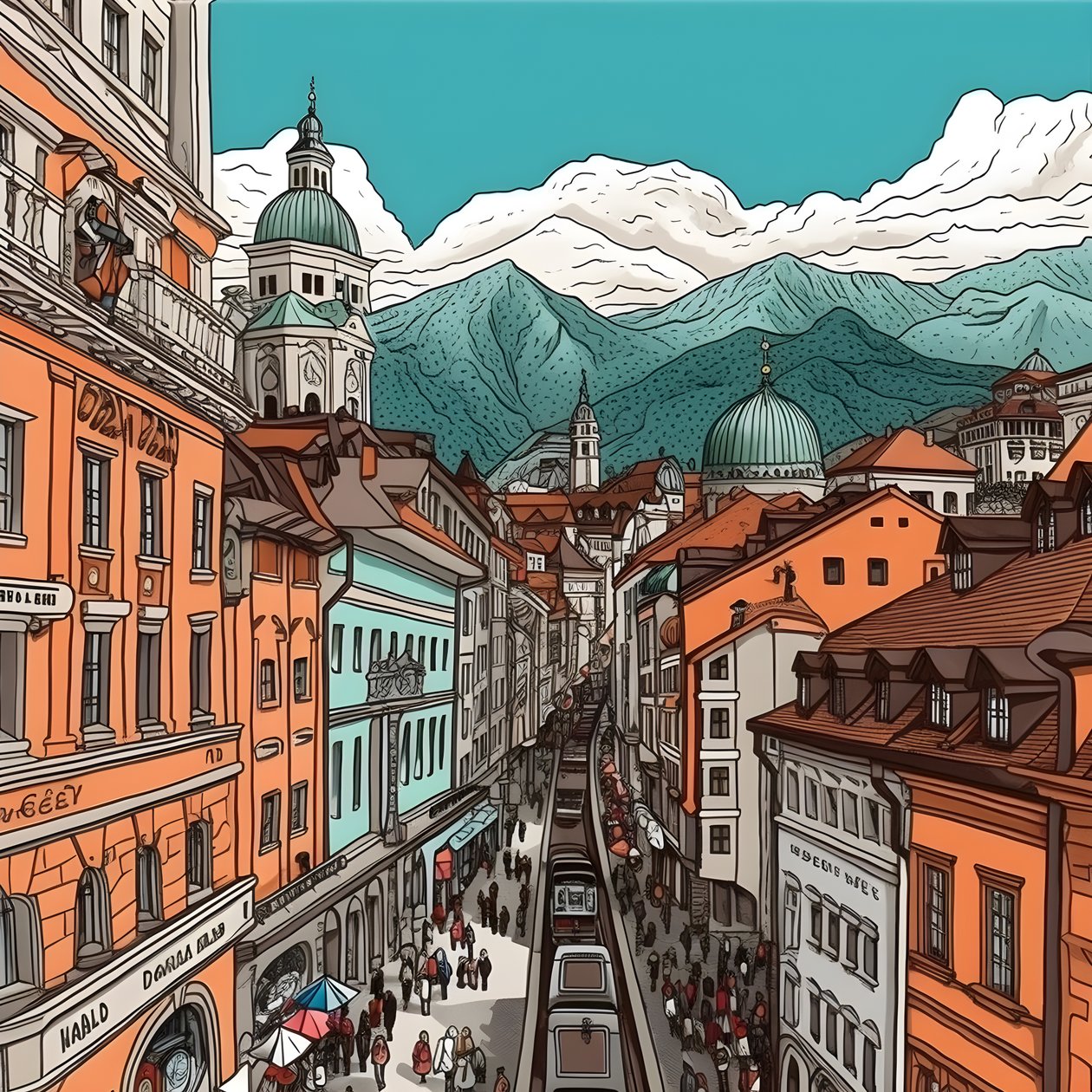 innsbruck, viñeta 4 de Kurt Heppke