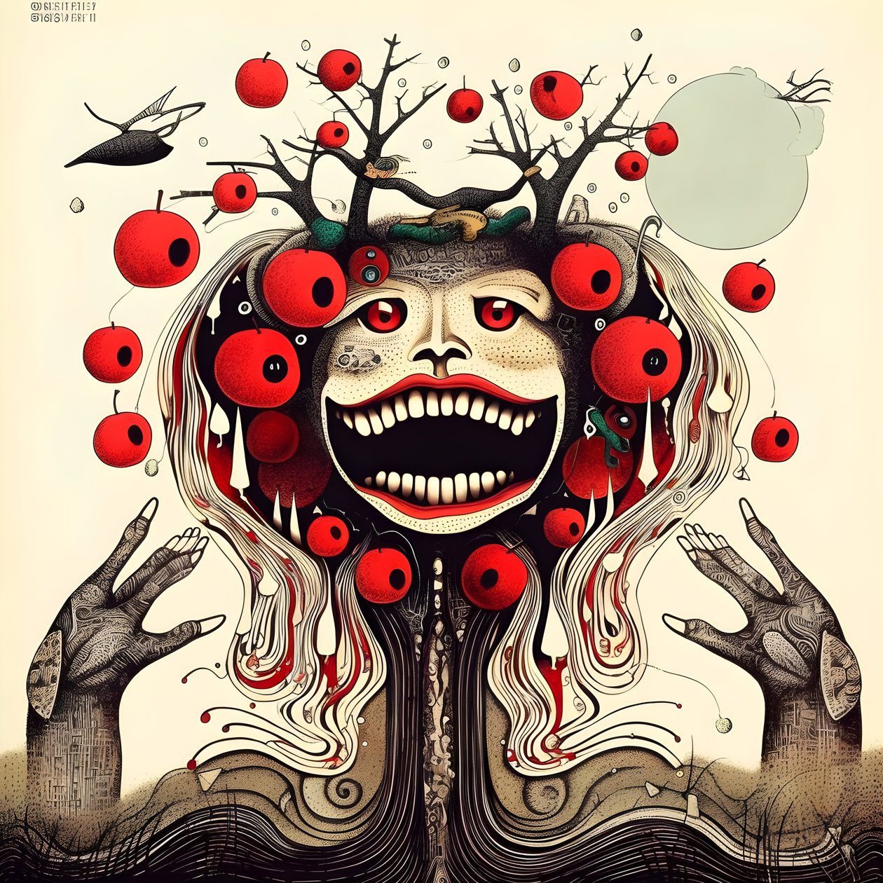 Manzanas con gusanos 1 de Kurt Heppke
