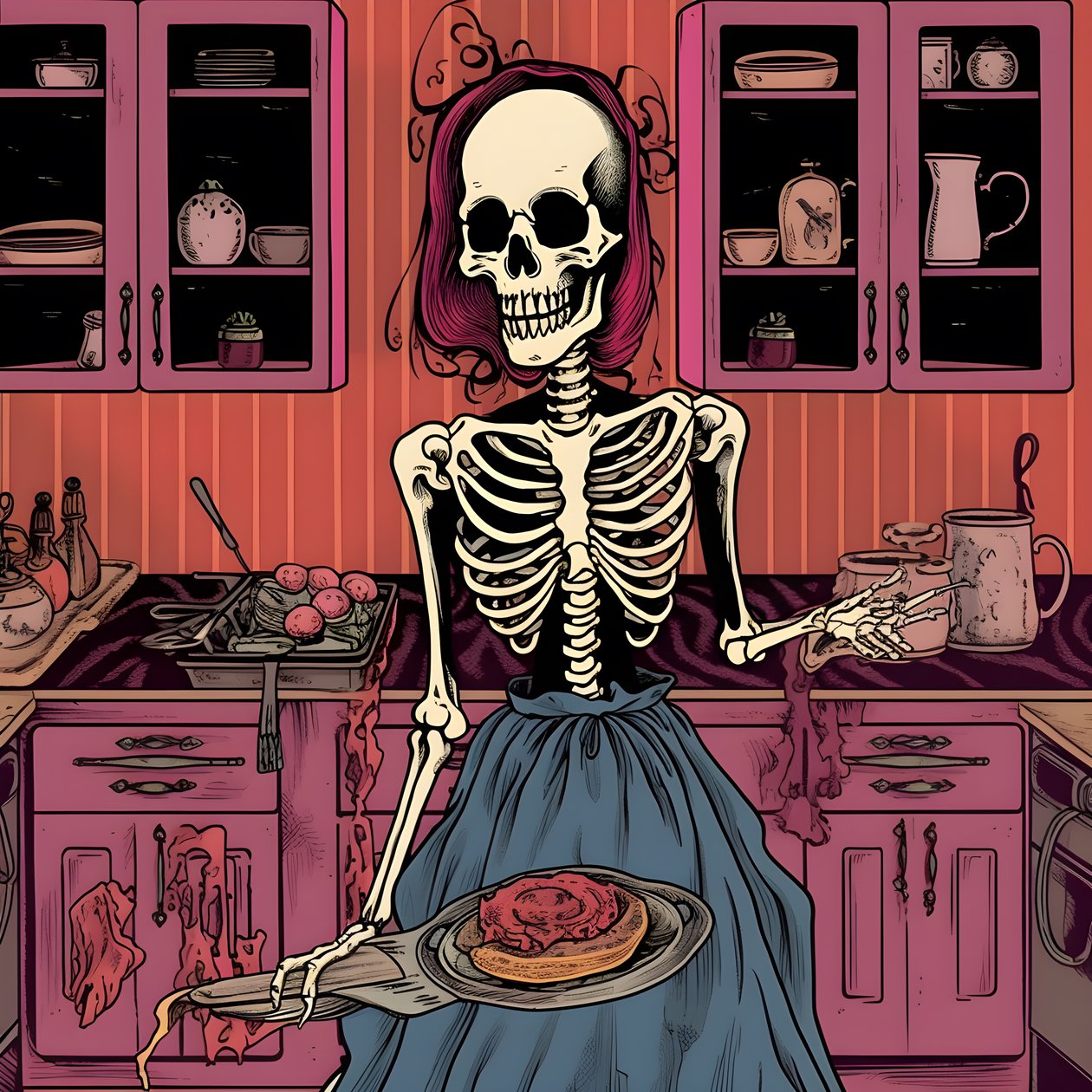 el fantasma en la cocina de maddy connelly ilustración 1 de Kurt Heppke