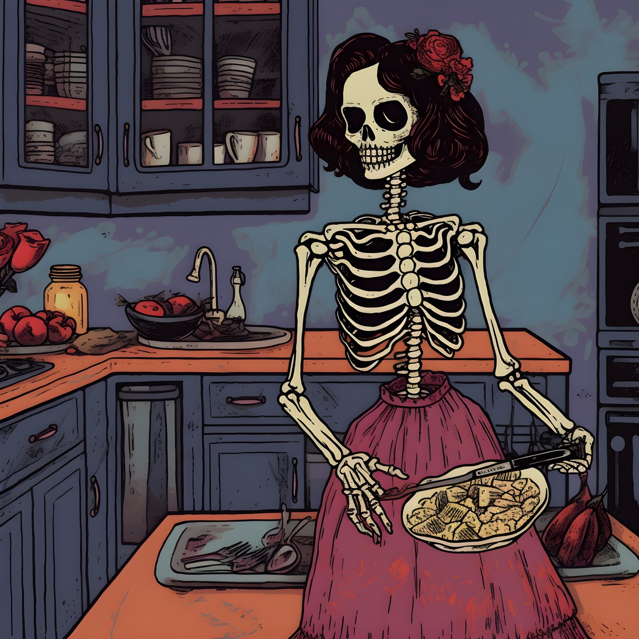 el fantasma en la cocina de maddy connelly ilustración 2 de Kurt Heppke