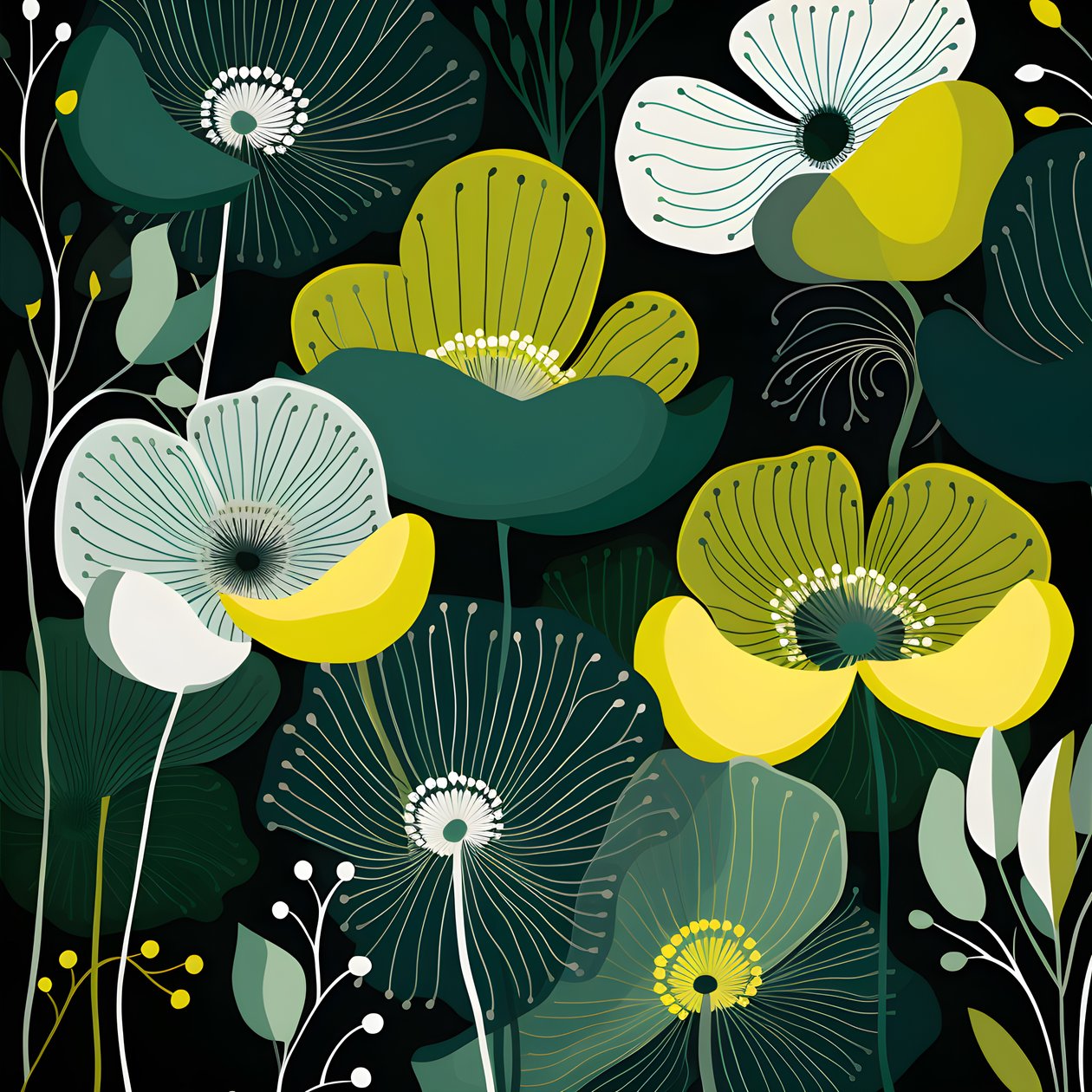 formas abstractas contemporáneas Marimekko 4 de Kurt Heppke