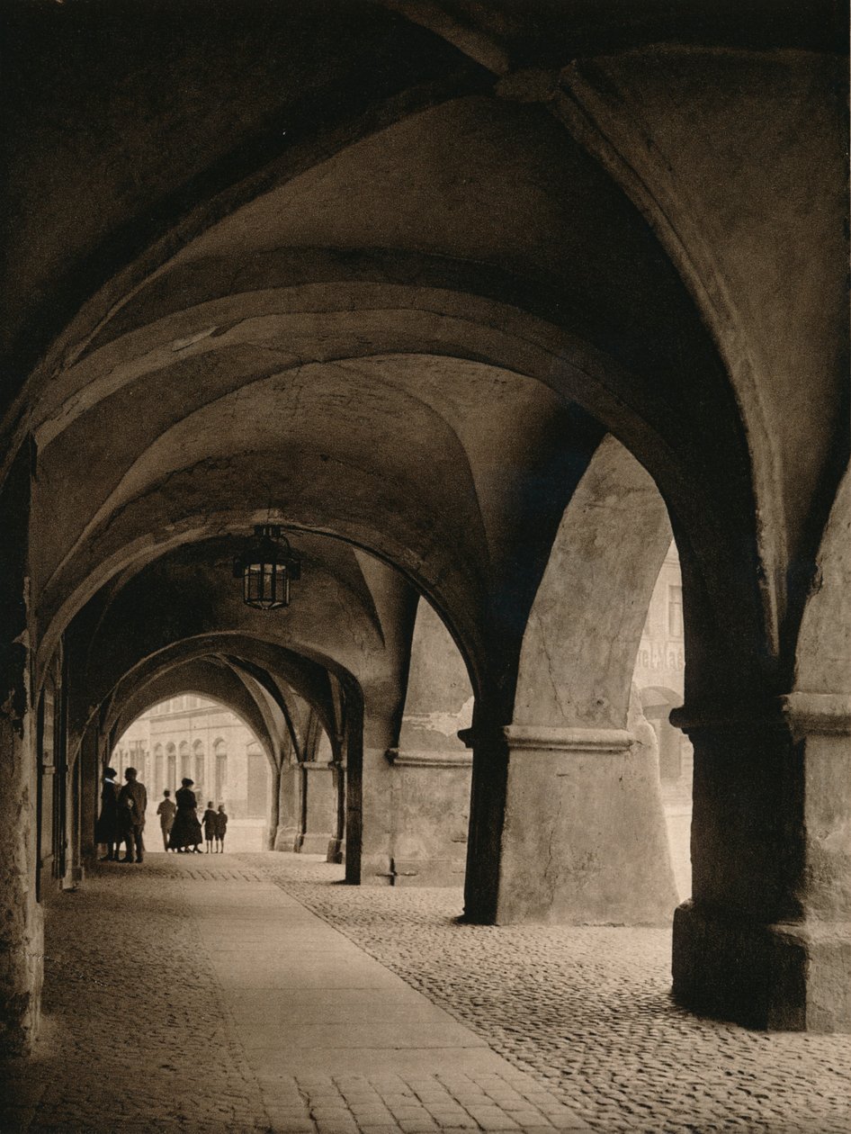 Goritz - Arcadas en la plaza del mercado de Kurt Hielscher