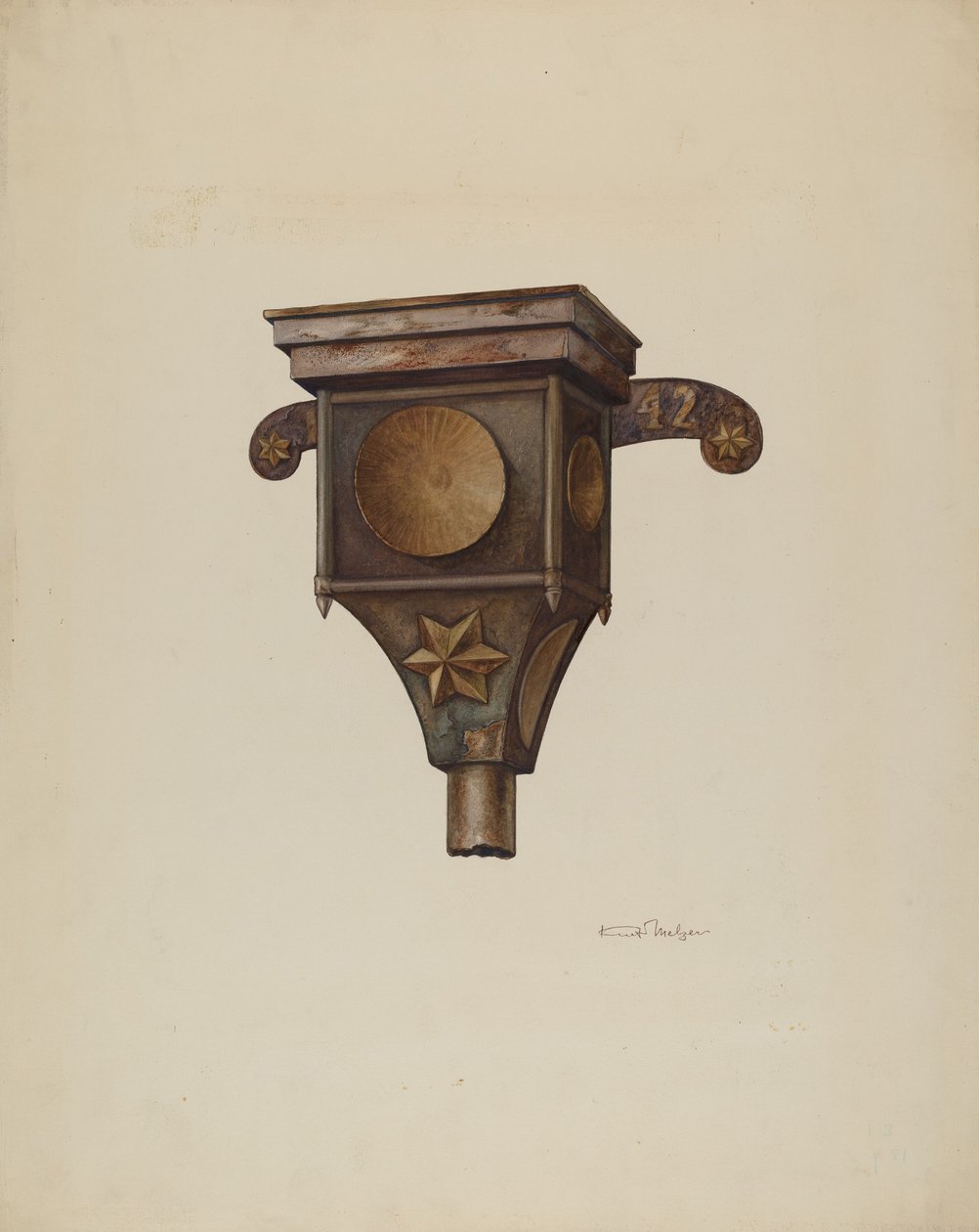 Cabeza de conductor, 1938 de Kurt Melzer