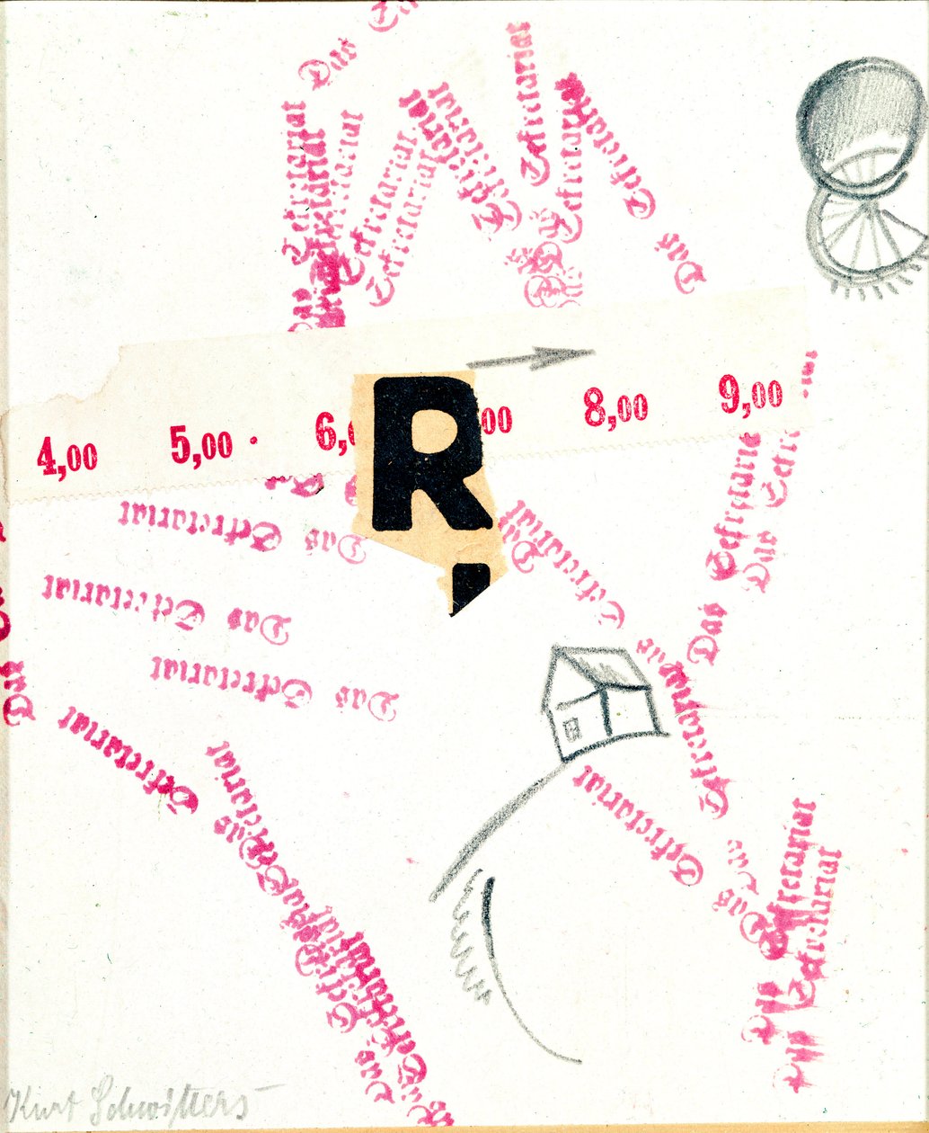 Das Sekretariat (El Secretariado) Técnica mixta de Kurt Schwitters (1887-1948) siglo XX Londres, Lord Gallery de Kurt Schwitters