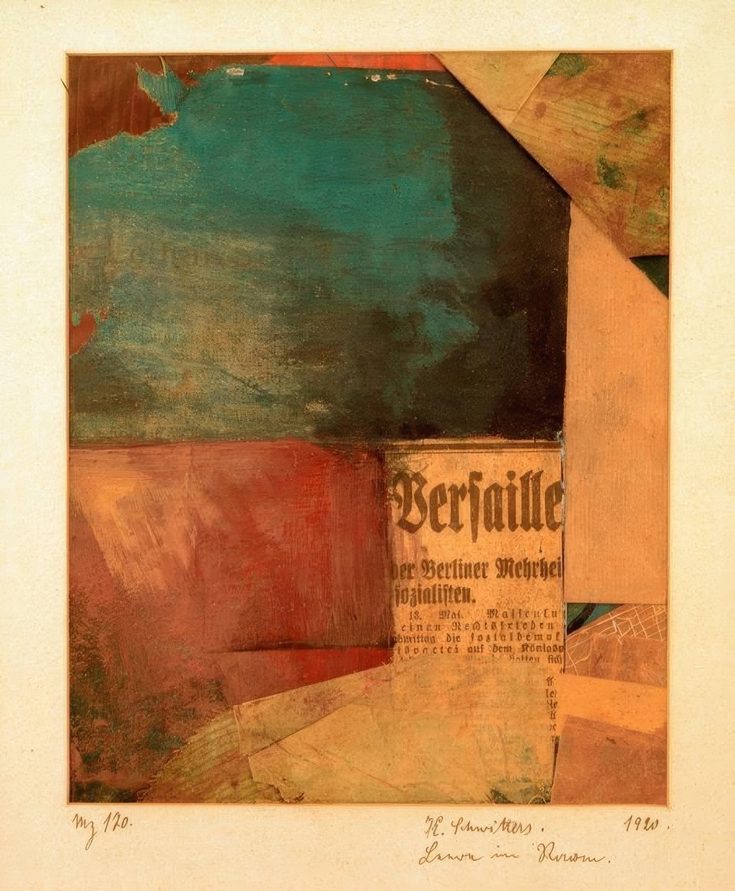 Mz 180. Vacío en el espacio de Kurt Schwitters