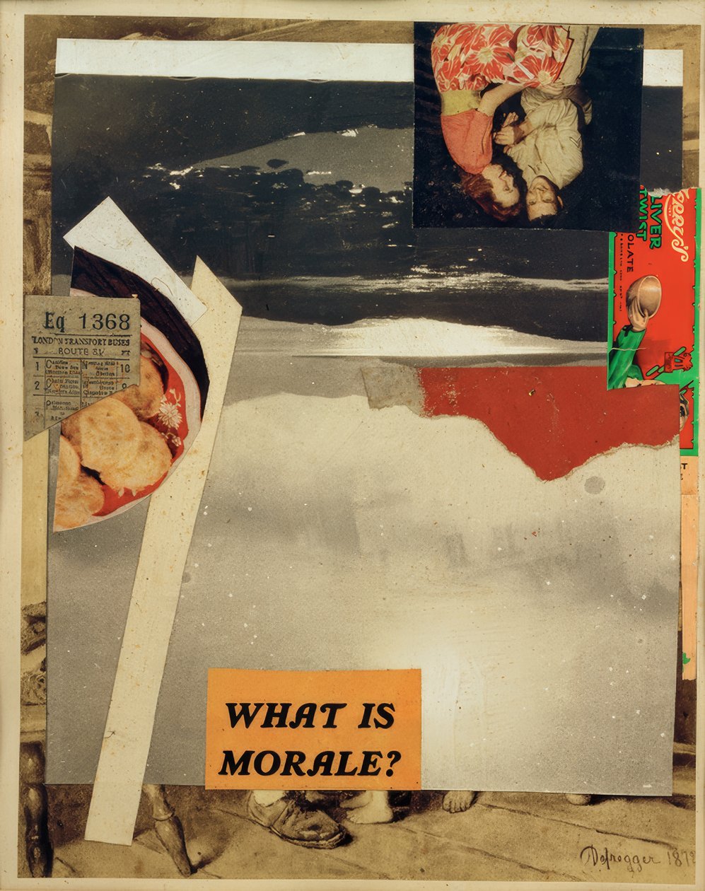 Sin título (La muñeca) de Kurt Schwitters