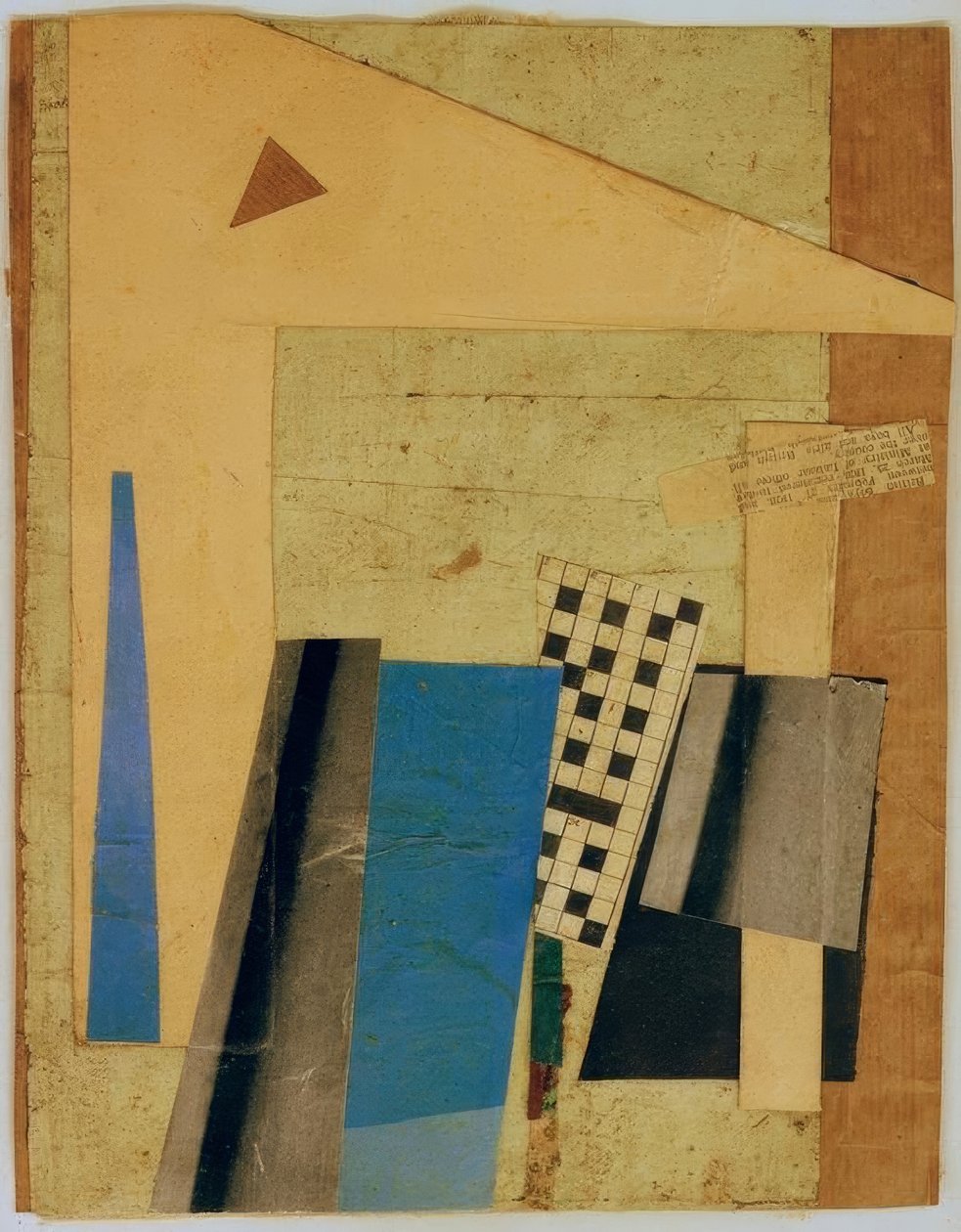 Sin título (Crucigrama) de Kurt Schwitters