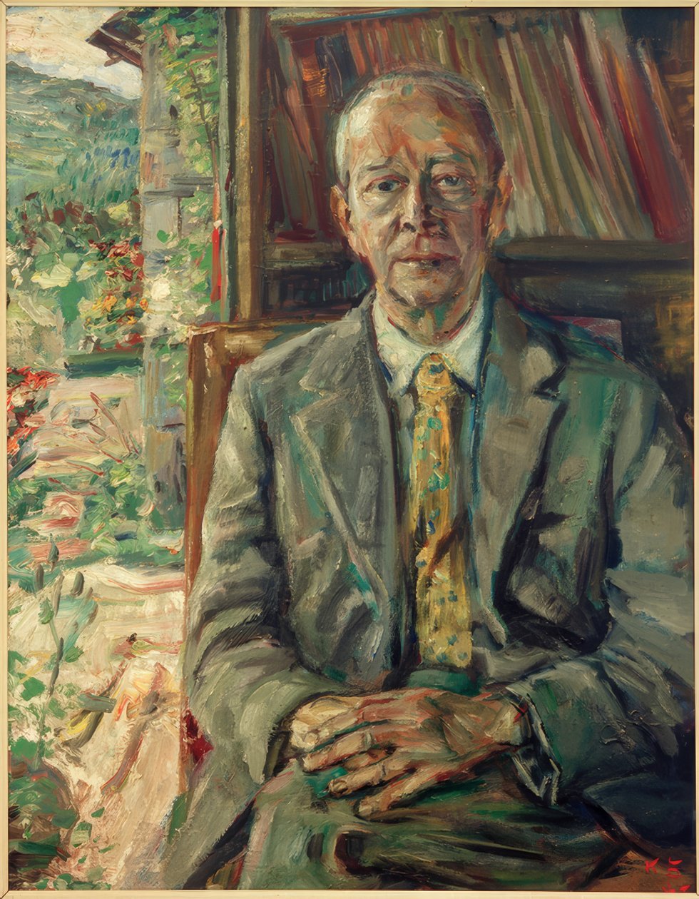 Sin título (Retrato de Harry Pierce) de Kurt Schwitters