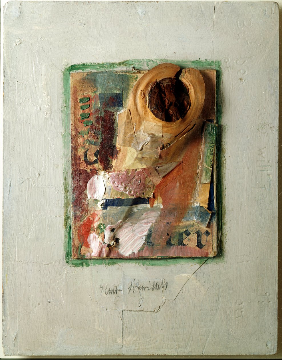 Pera. Collage de Kurt Schwitters (1887-1948) 1938 Colección privada de Kurt Schwitters
