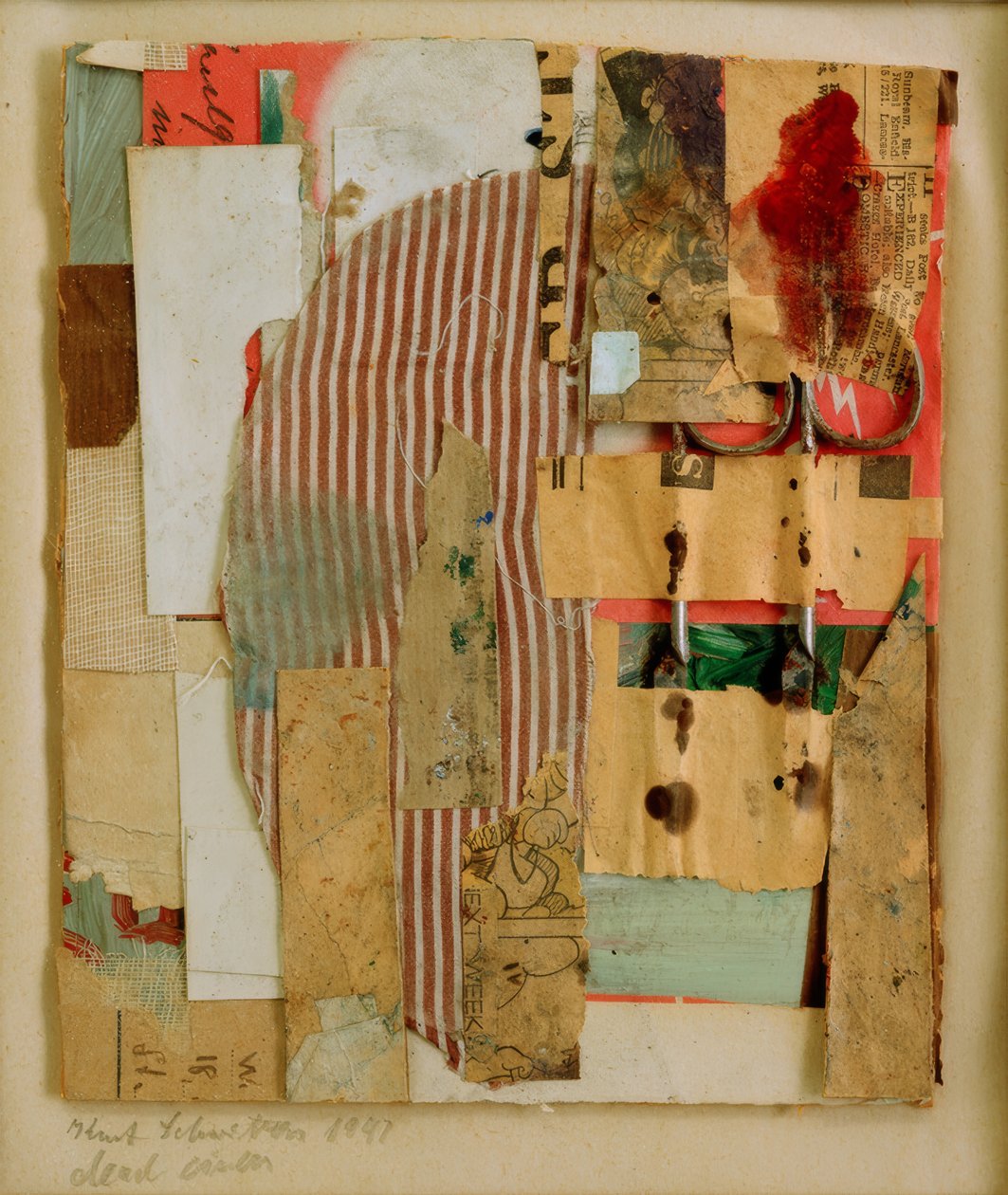 Tijeras muertas de Kurt Schwitters
