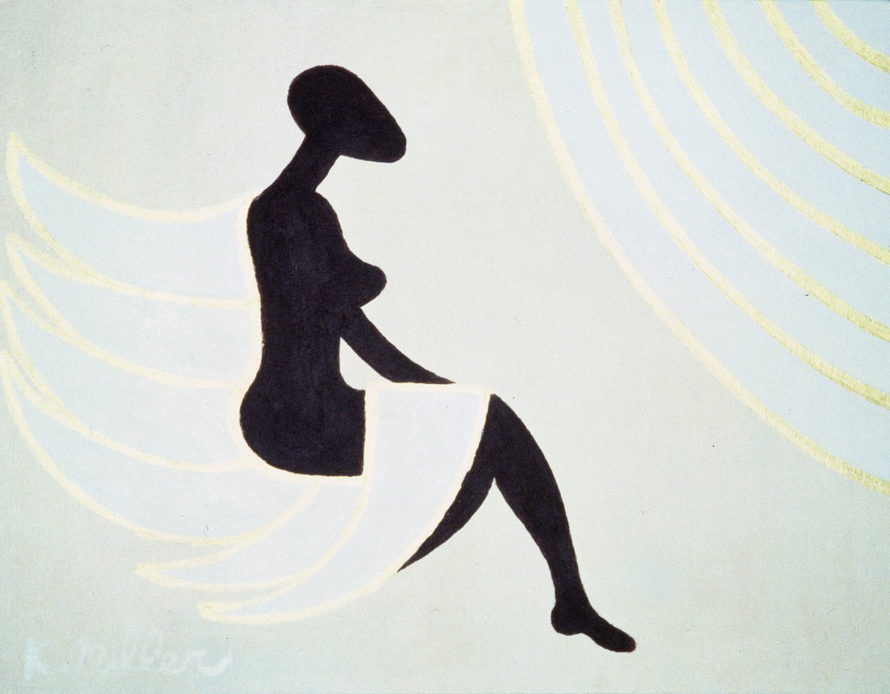 Lady Angel, 2005 (acrílico sobre lienzo) de Kurtis L. Miller
