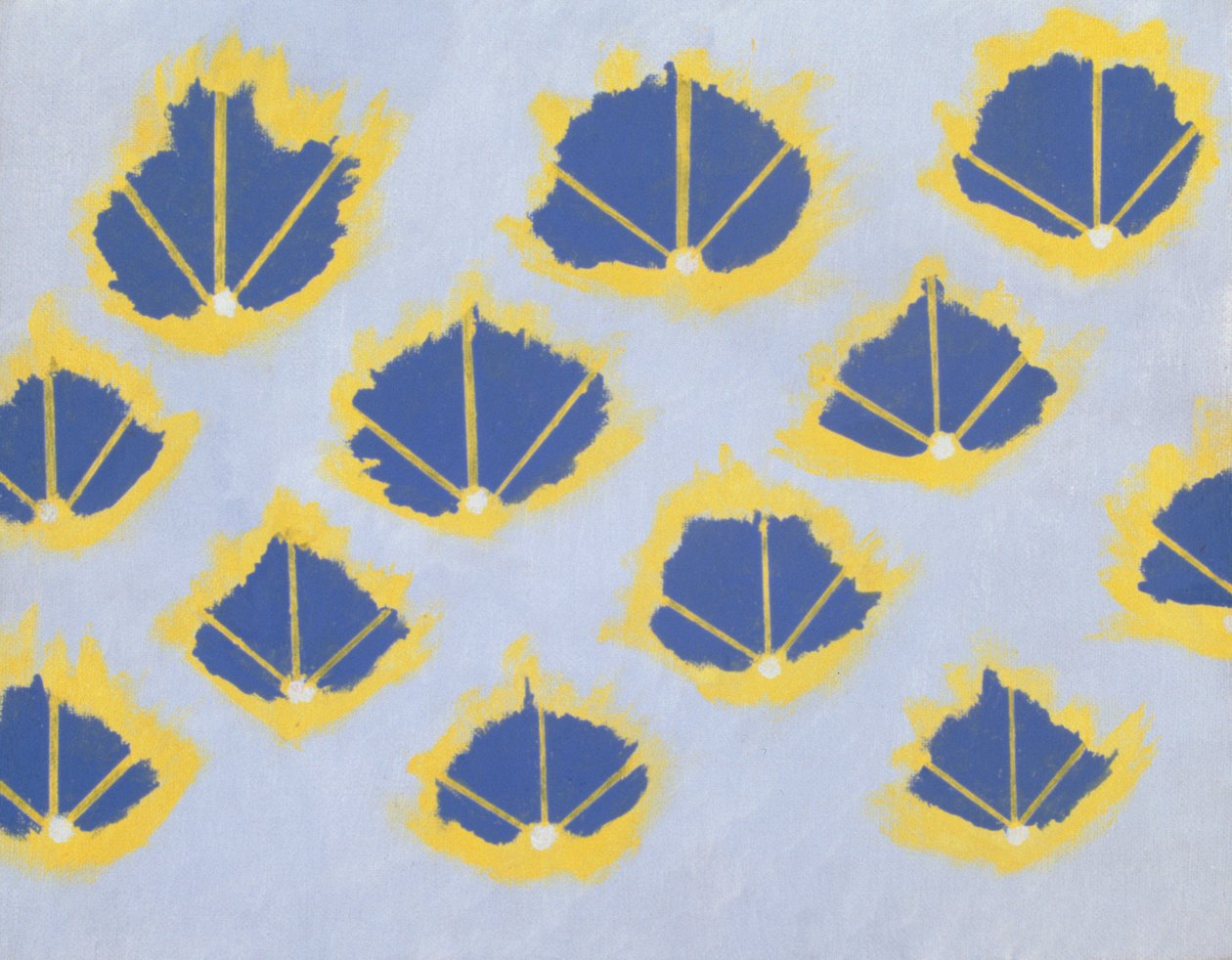 Sin título, 2004 (acrílico sobre papel) de Kurtis L. Miller