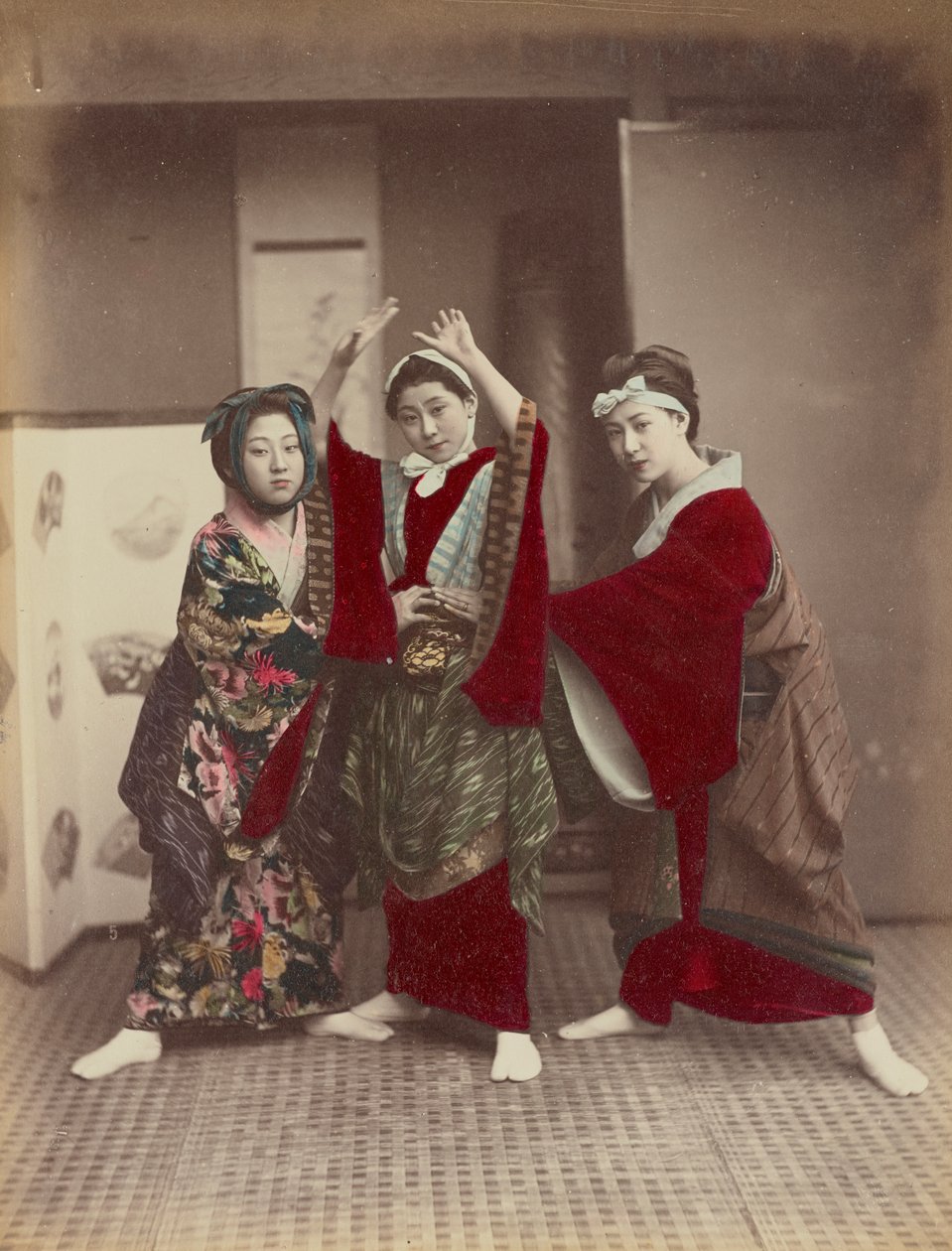 Fiesta de Baile, c.1880 de Kusakabe Kimbei