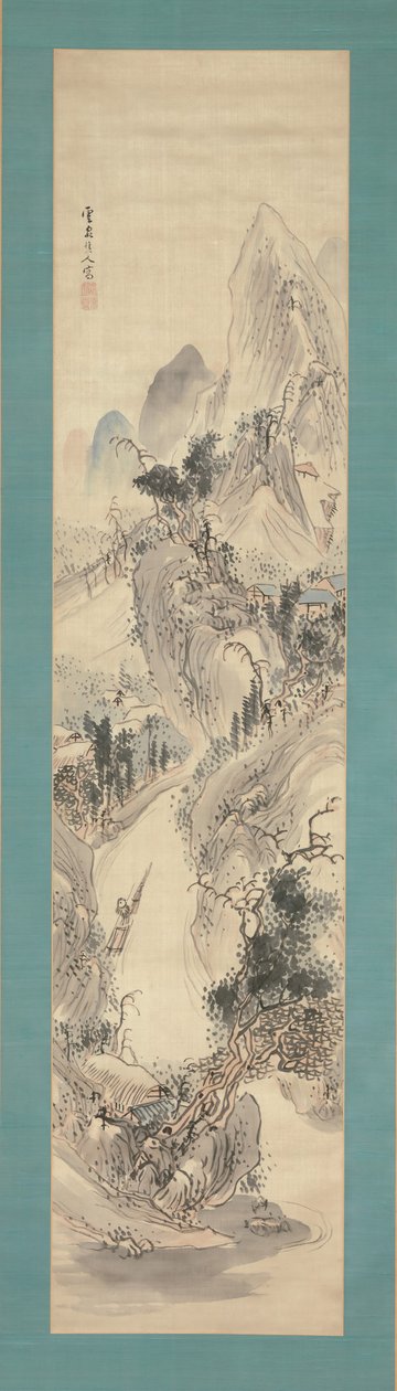 Paisaje, siglo XVIII-XIX de Kushiro Unsen