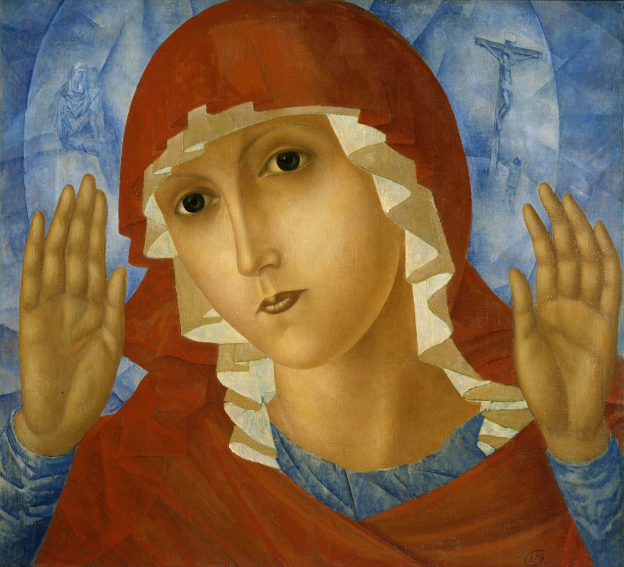 La Madre de Dios de la Ternura hacia los Corazones Malvados de Kuzma Petrov Vodkin