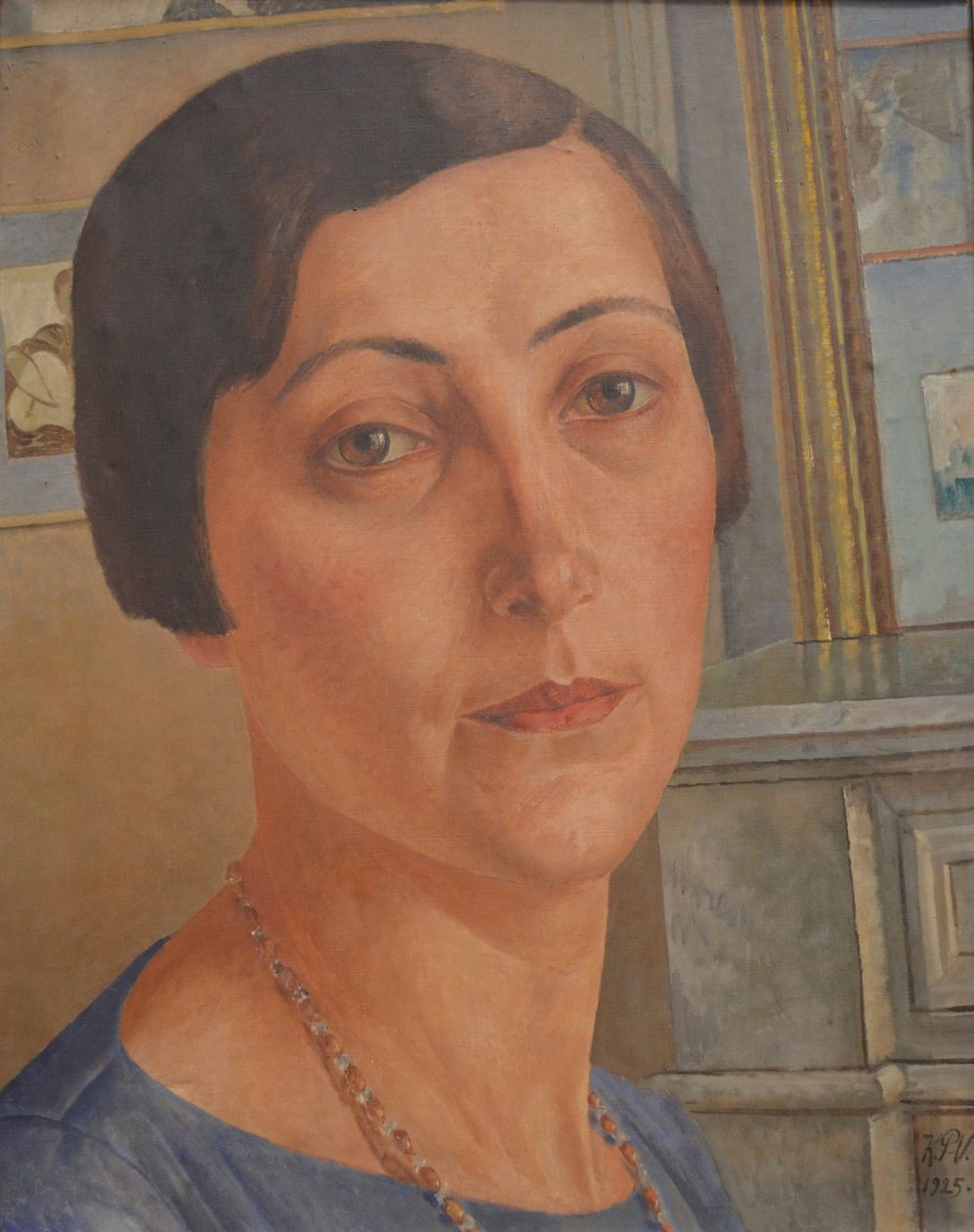 Retrato de Salomea Nikolayevna Andronikova 1888-1982 de Kuzma Sergeevich Petrov Vodkin