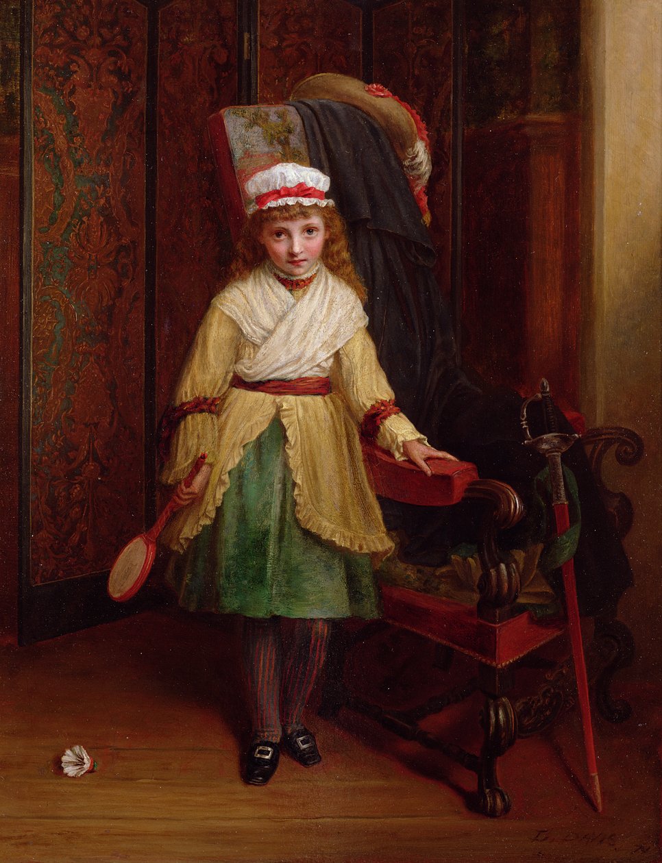 El jugador de volante, 1874 de L. Davis