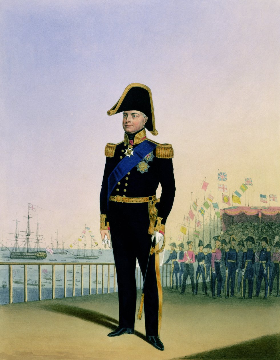 Retrato del rey Guillermo IV, placa 14 de 