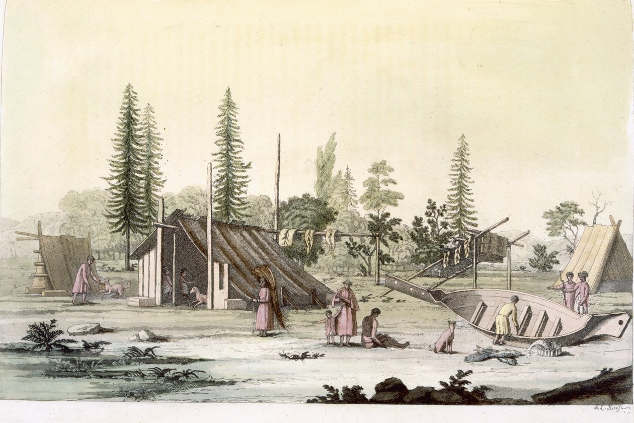 La Perouse en Port Francesci de L.A. Rossi