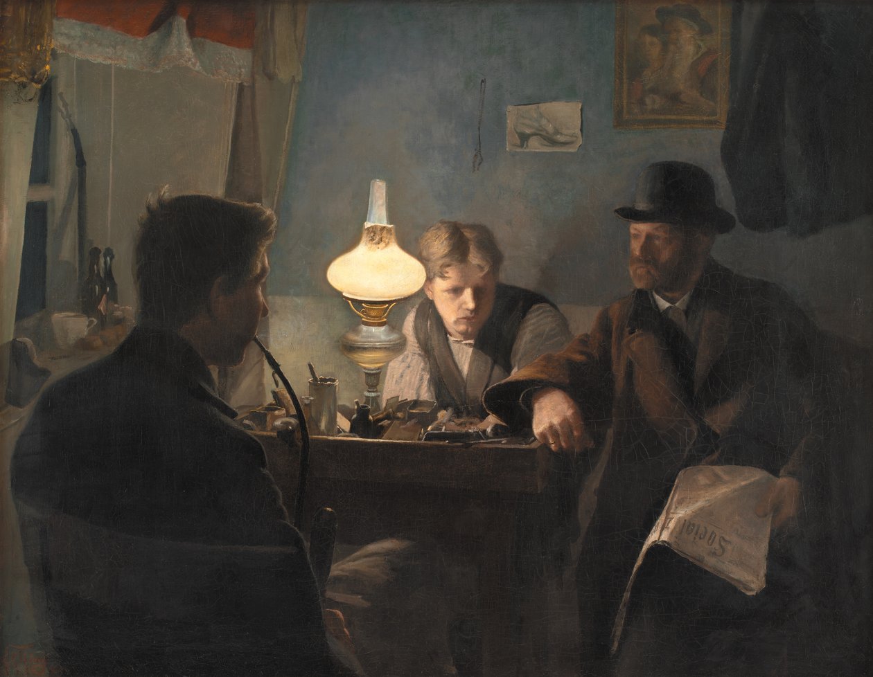 Visita al taller de un zapatero de Laurits Andersen Ring
