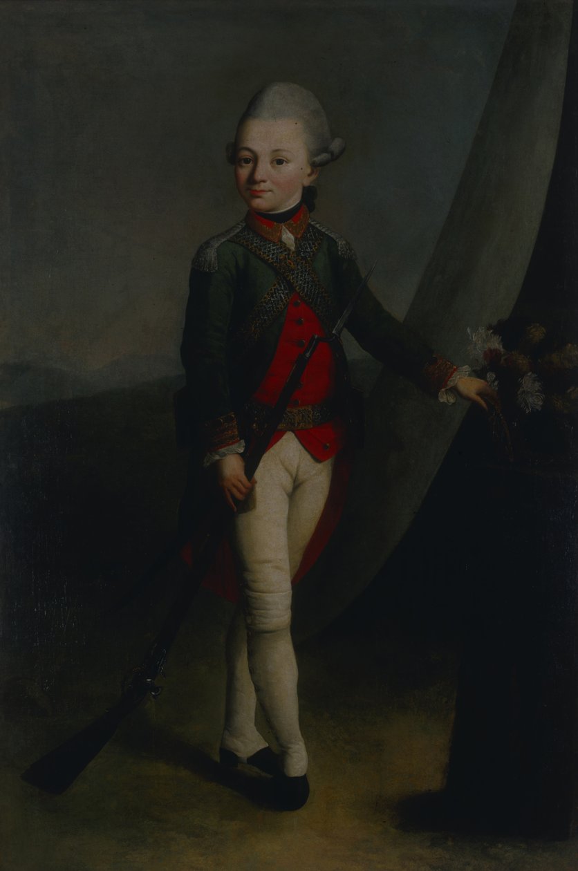 Retrato de Pyotr Alexeyevich Turchaninov 1769-1815, 1777 de L.S. Stanishchevsky
