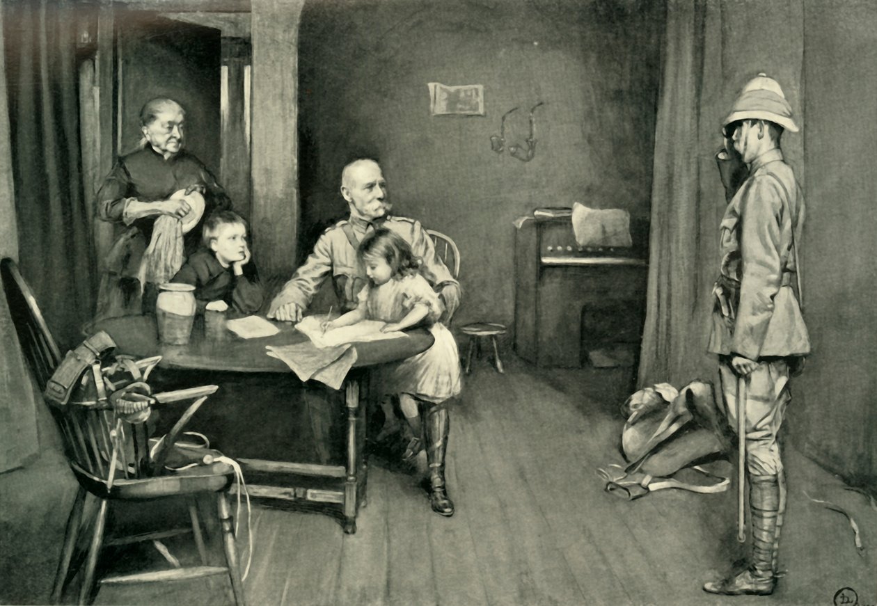 Lord Roberts en el Orange Grove Inn: Un incidente característico, 1901 de L. Daviel