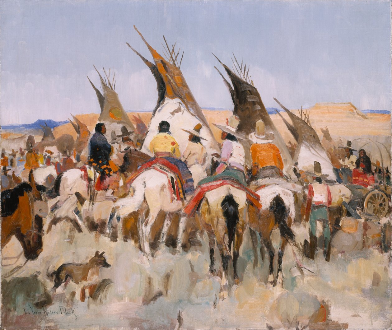 Ceremonia en el Lago Negro, 1938 de LaVerne Nelson Black